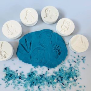 Noord en zuidpool stempels